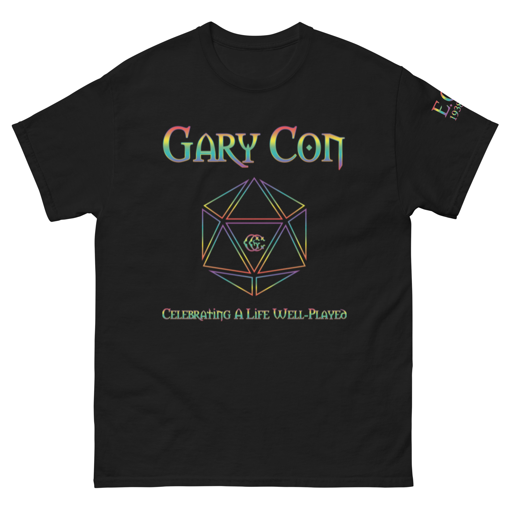 Gary Con Pride D20 Line Art T-Shirt